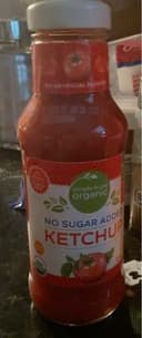 simple truth organic no sugar added ketchup