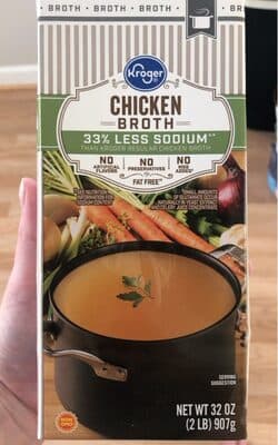 33% Less Sodium Chicken Broth