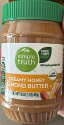 Creamy honey almond butter