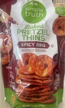 Baked pretzel thins