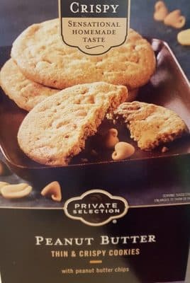 Peanut butter thin & crispy cookies