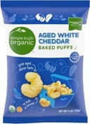 Aged white cheddar baked puffs