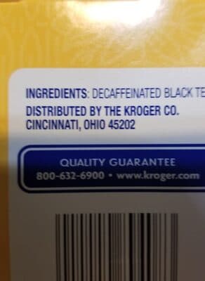 kroger decaf tea