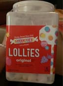 Smarties double lollies count