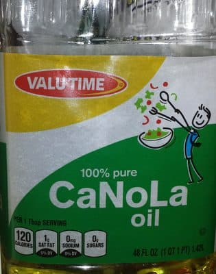100% Pure Canola Oil