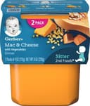 Baby food nd foods mac & cheese with vegetables