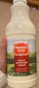 Heavy whipping cream
