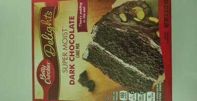 Betty Crocker Super Moist Dark Chocolate Cake Mix