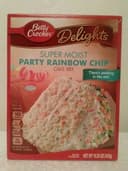 Betty Crocker Super Moist Rainbow Chip Cake Mix