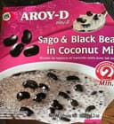 Sago&black bean in coconut milk