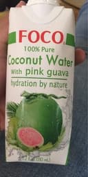 100% Pure Coconut Water With Pure Guava