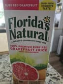 100% premium ruby red grapefruit juice