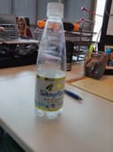 Sparkling mountain spring water