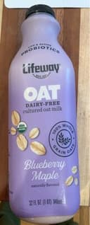 Dairy free cultured oat milk