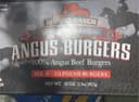 100% Angus Beef Burgers