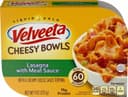 Cheesy lasagna with meat sauce bowl singles