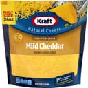 Finely shredded natural cheese mild cheddar