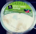 Spicy three pepper topped hummus