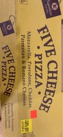 Five cheese pizza