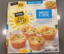 Broccoli and cheese egg bites