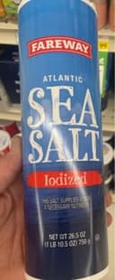 Atlantic Iodized Sea Salt