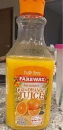 100% Orange juice