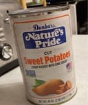 Cut Sweet Potatoes in Syrup