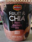Fruit and Chia Pears in Blackberry Flavored Chia