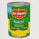 Canned fresh cut golden sweet whole kernel corn