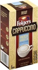 Cappuccino instant coffee beverage mix
