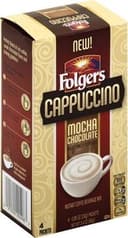 Cappuccino instant coffee beverage mix
