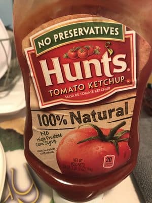 Hunt's 100% Natural Tomato Ketchup, 28 oz, 28 OZ