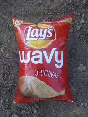 Lay's Wavy Original Potato Chips 10 Ounce Bag