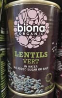 Lentils vert
