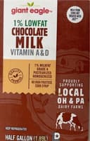 1% Lowfat Chocolate Milk