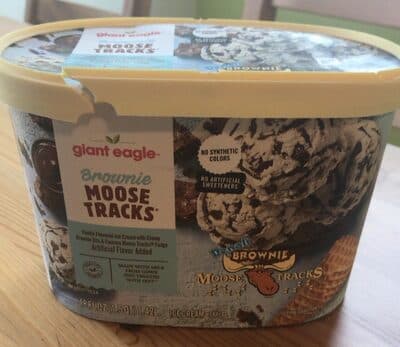 Brownie Moose Tracks Ice Cream