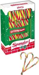 Spangler box candy canes cherry flavored multicolor