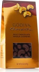 Assorted milk chocolate covered cashews gift
