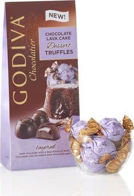 Chocolate lava cake dessert truffles gift dark