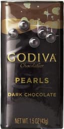 Dark chocolate pearls