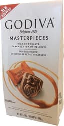 Godiva masterpieces milk chocolate caramel lion
