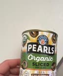 Sliced ripe black olives