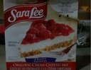 Cherry cream cheesecake