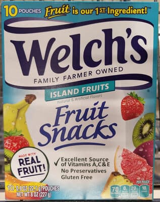 Welch's Island Fruits Fruit Snacks