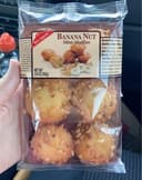 Banana nut mini muffin
