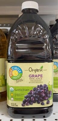 100% Grape Juice From Concentrate With Added Ingredient