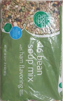 16 bean soup mix with ham flavoring