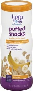 Puffed cereal snacks