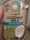 Market organic unsweetened coconut milk