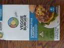 Caribbean style plantain veggie burger